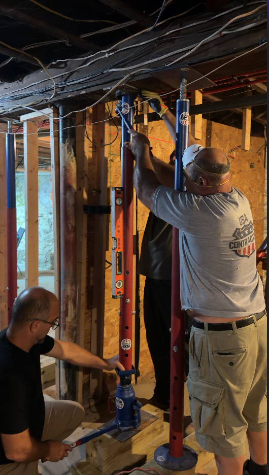 A restored Massachusetts home after structural and water damage repair